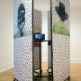 Pile ou Face, installation estampes numériques sur papier, 200 x 80 cm par panneau, vidéo, Centre d’artiste Voix Visuelle, 2007