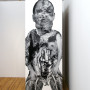 Abjection 1, estampe numérique sur papier monté sur foam core, 213 x 76 cm, Axe Néo7, 2003