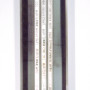 Et si le temps…, assemblage, acier, ciment, néon, transferts photo, inscriptions, 183 x 38 x 10 cm, 1999